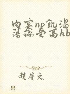 肉宴np饥渴放荡总受高hbl封面