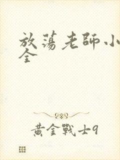 放荡老师小说大全