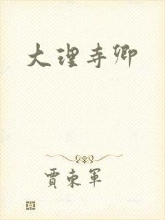 大理寺卿