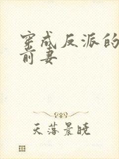 穿成反派的炮灰前妻