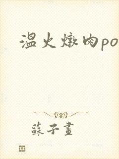 温火炖肉pop封面