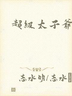 超级太子爷