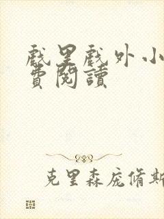 戏里戏外小说免费阅读