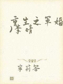 重生之军婚(h)李晴