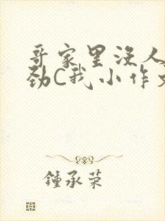 哥家里没人使点劲C我小作文封面