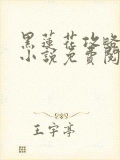 黑莲花攻略手册小说免费阅读全文