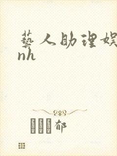 艺人助理娱乐圈nh封面
