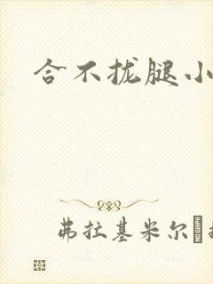 合不拢腿小说