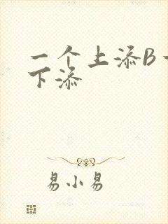 一个上添B一个下添