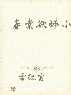 春棠欲醉小说