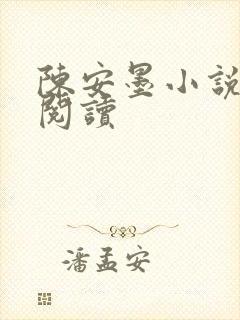 陈安墨小说免费阅读