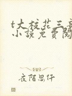 t大校花三部曲小说免费阅读全文