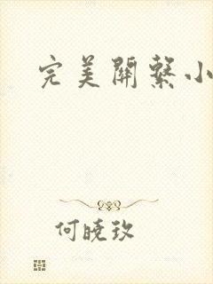 完美关系小说封面