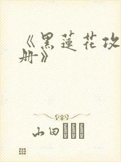 《黑莲花攻略手册》