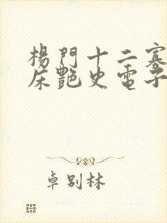 杨门十二寡妇肉床艳史电子书封面
