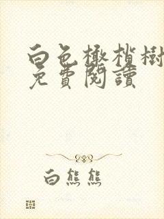白色橄榄树全文免费阅读封面