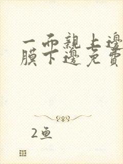 一面亲上边一面膜下边免费阅读封面