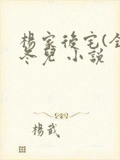 杨家后宅(全)冬儿 小说封面