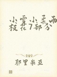 小雪小柔两个大校花7部分