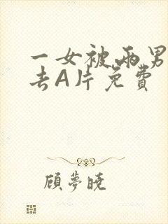 一女被两男桶进去A片免费