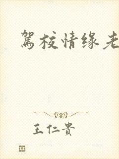 驾校情缘老赵