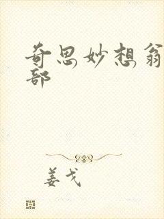 奇思妙想翁十三部
