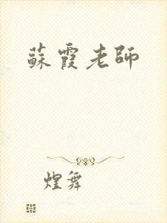 苏霞老师