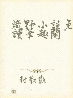 炽野小说免费阅读笔趣阁封面
