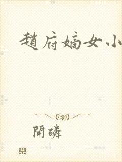 赵府嫡女小说