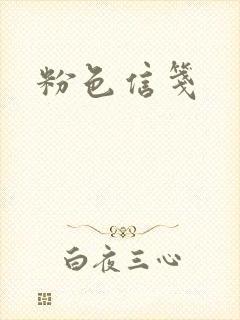 粉色信笺封面