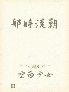 那时汉朝