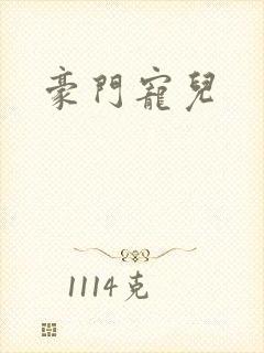 豪门宠儿