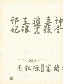 邪王追妻神医狂妃很嚣张全文免费