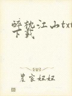 醉枕江山txt下载