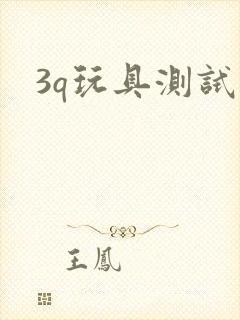 3q玩具测试员封面