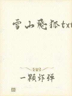 雪山飞狐txt