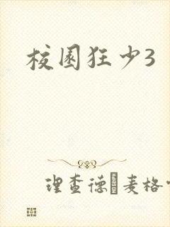 校园狂少3