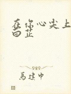 在你心尖上起舞白芷封面
