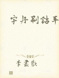 宇丹刷钻平台