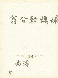 翁公干熄妇封面