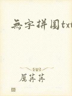 无字拼图txt