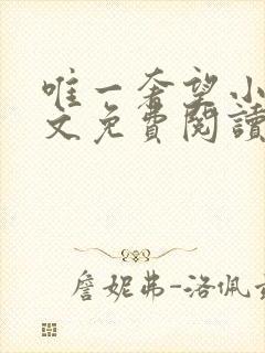 唯一奢望小说全文免费阅读