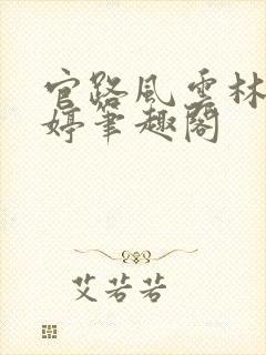 官路风云林海姜婷笔趣阁