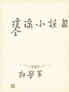 琼瑶小说目录大全封面