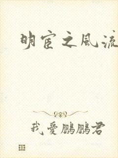 明宦之风流无边