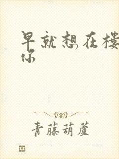 早就想在楼梯要你