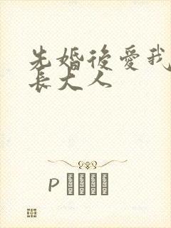 先婚后爱我的市长大人