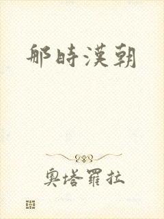 那时汉朝