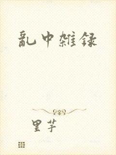 乱中杂录