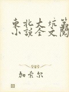 东北大坑第二部小说全文阅读